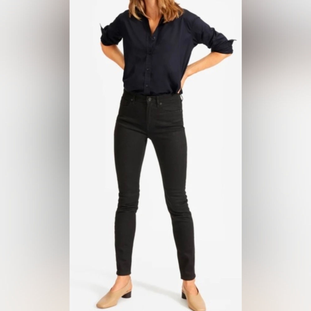 Everlane Women's Mid-rise Jeans Black Size 29 Tall